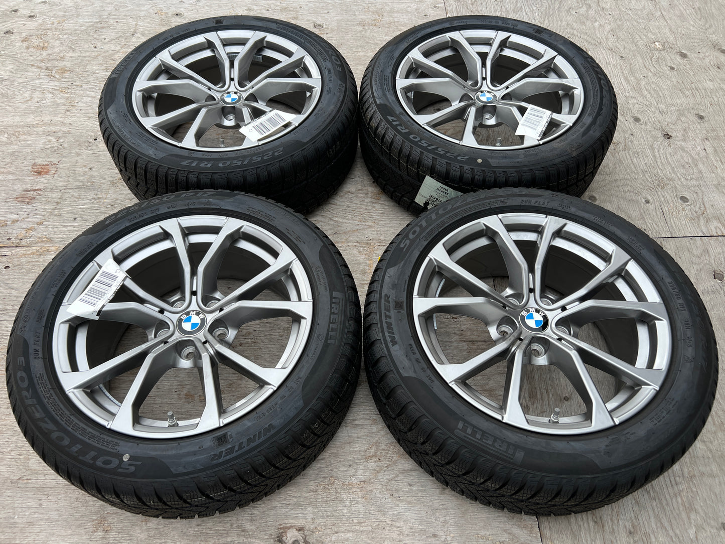 Brand new 17” BMW Style 776 wheels and 225/50R17 winter tires for 3/4-series