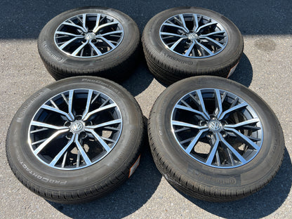 17” Volkswagen Tiguan wheels and 215/65R17 all-season tires