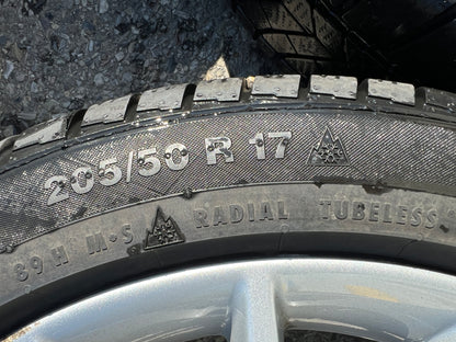 17” BMW Style 380 wheels and 205/50R17 winter tires for 1/2-series