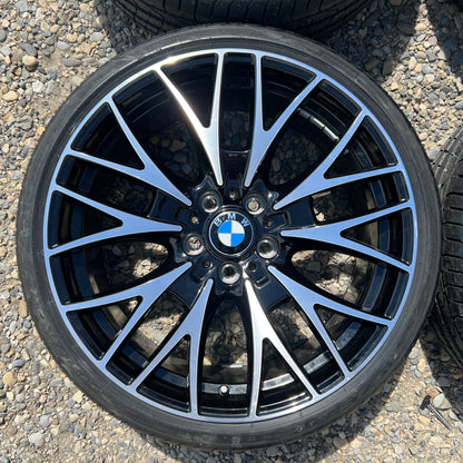 20” BMW Style 404 staggered wheels and Pirelli P Zero tires