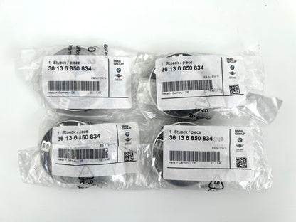 Set of 4 Genuine BMW OEM 56mm Centre Caps (36136850834)