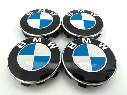 Set of 4 Genuine BMW OEM 56mm Centre Caps (36136850834)