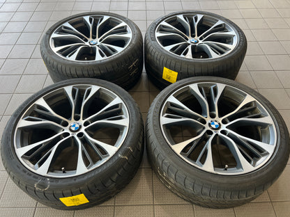 21” staggered BMW Style 599M X5/X6 wheels and summer tires