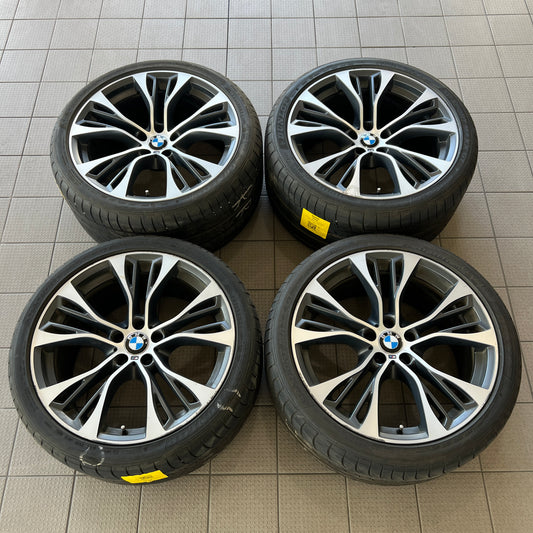 21” staggered BMW Style 599M X5/X6 wheels and summer tires