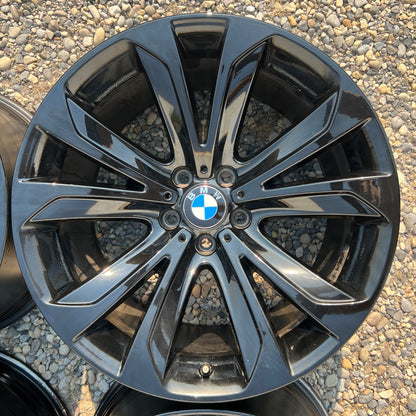 20” BMW Style 491 gloss black wheels