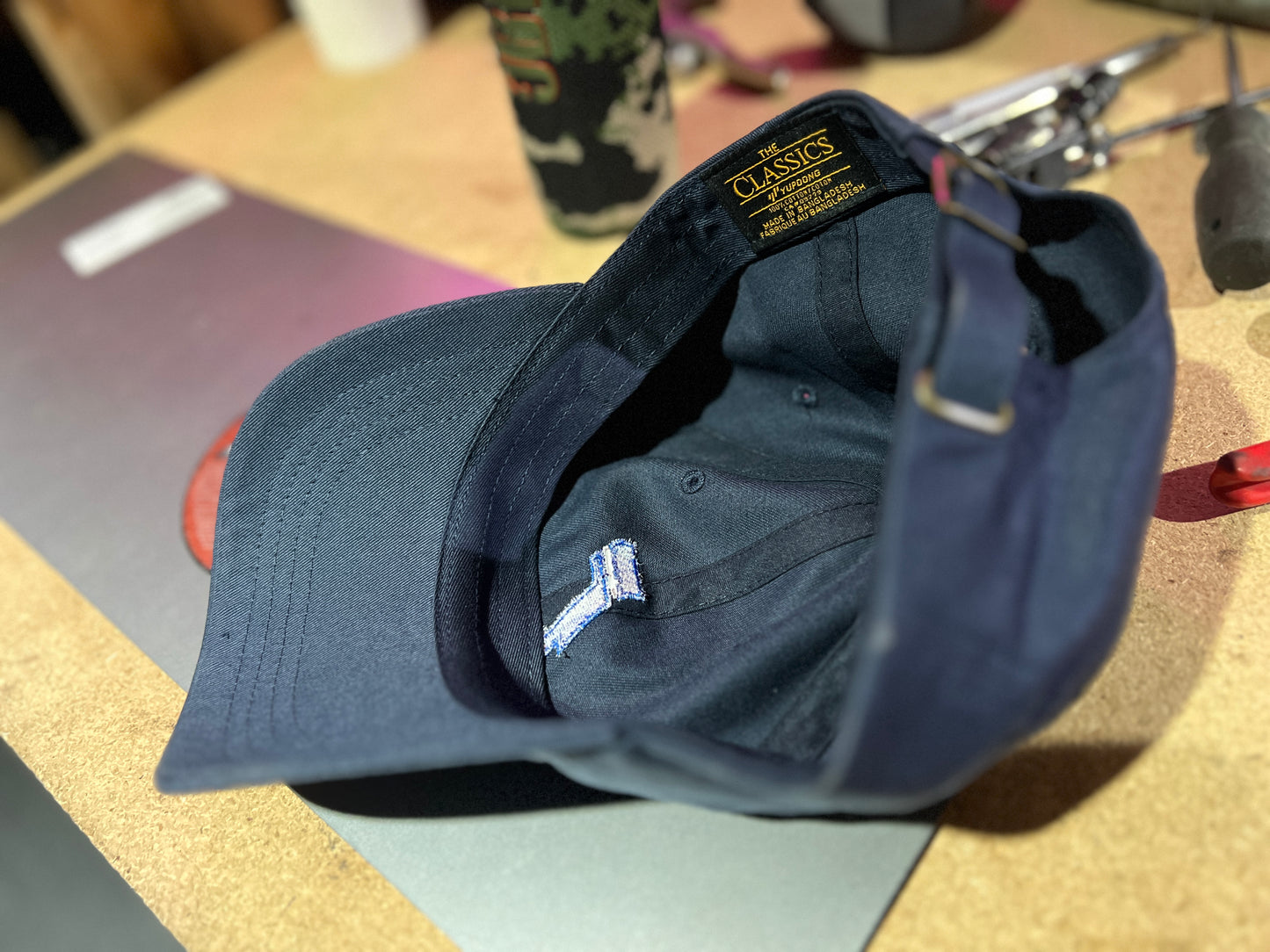 "FISA" Royal on Navy Yupoong 6245CM Dad hat