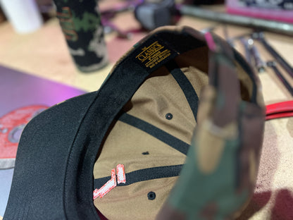 "LOW-FIZZ" Camo Yupoong 6245CM Dad hat