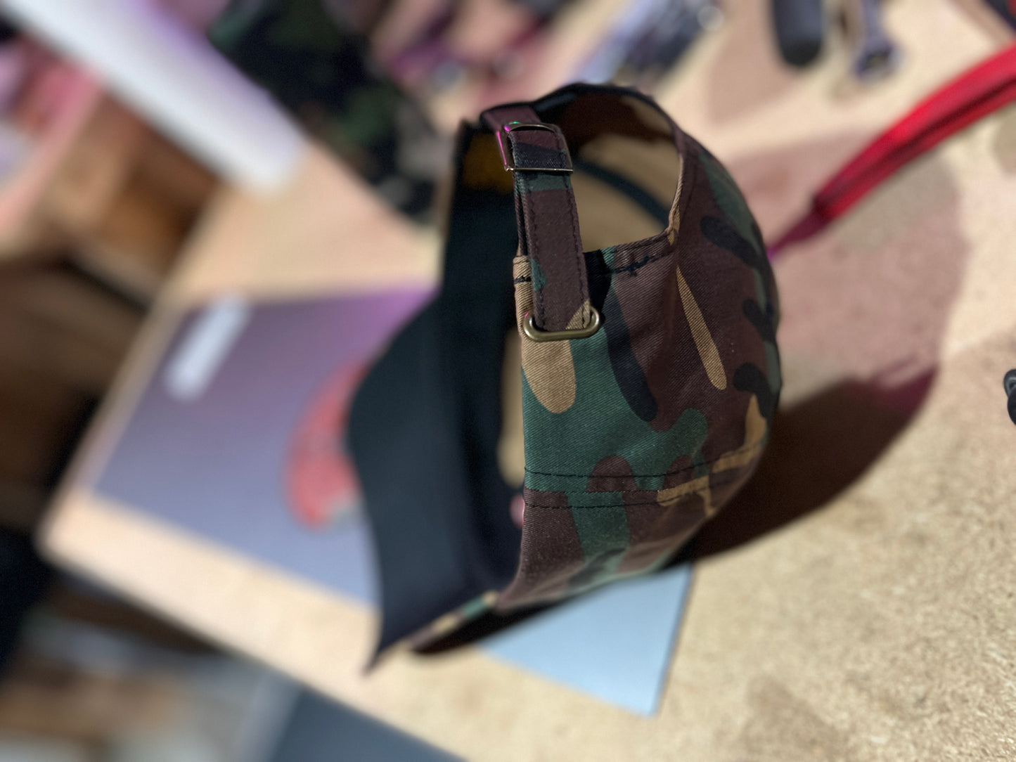 "LOW-FIZZ" Camo Yupoong 6245CM Dad hat