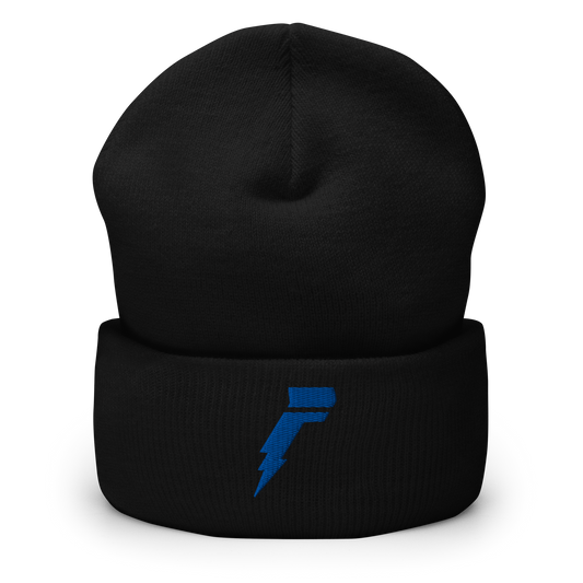 Fizzo Black/Blue Cuffed Beanie