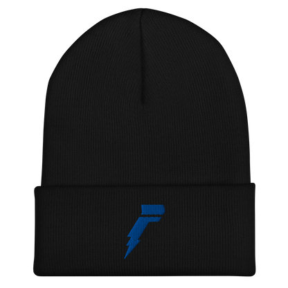 Fizzo Black/Blue Cuffed Beanie