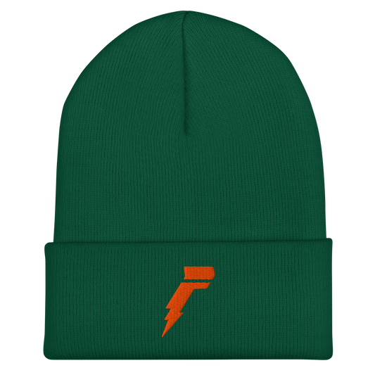 Fizzo Green/Orange Cuffed Beanie