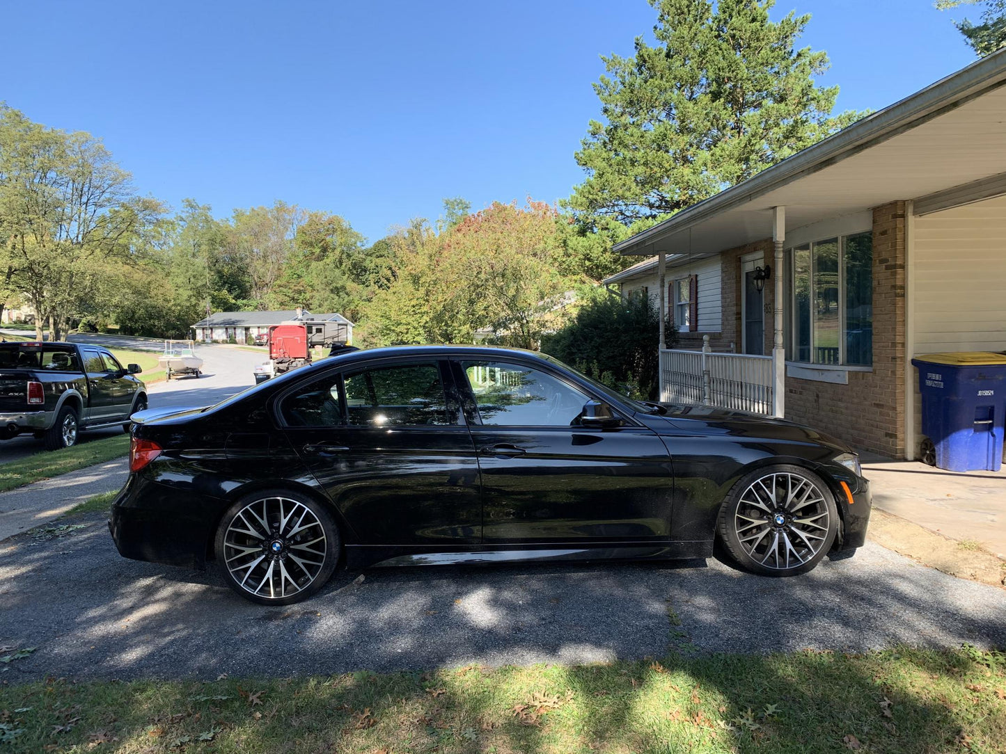 20” BMW Style 404 staggered wheels and Pirelli P Zero tires